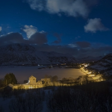 Village under Stars