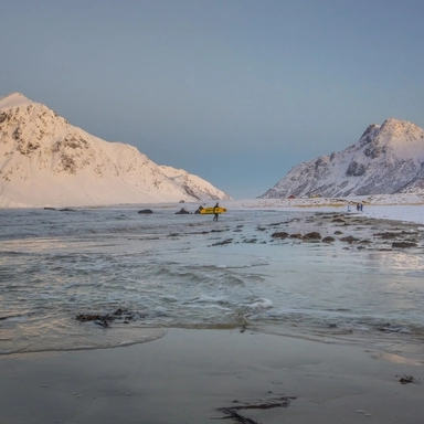 Ice-Cold Surfer