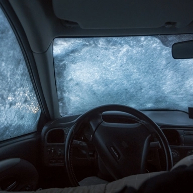 Frozen Morning Cage