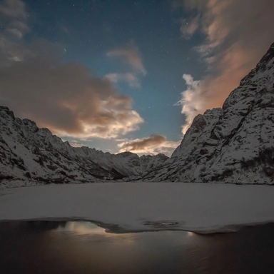 Evening at Winter Lake