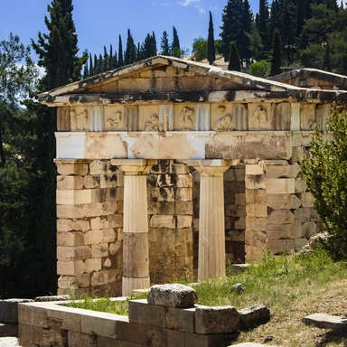 Athenian Treasury in Delphi