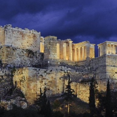 Acropolis Entrance from Distance